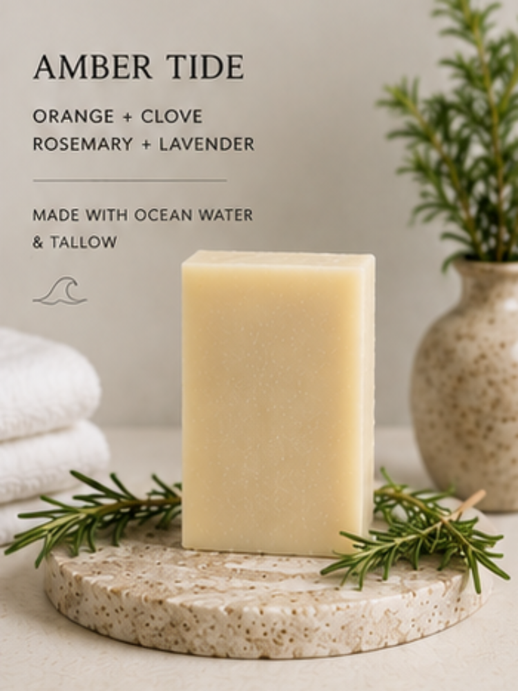 Amber Tide | Ocean Water Soap Bar