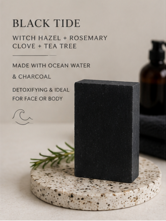 Black Tide | Ocean Water Soap Bar