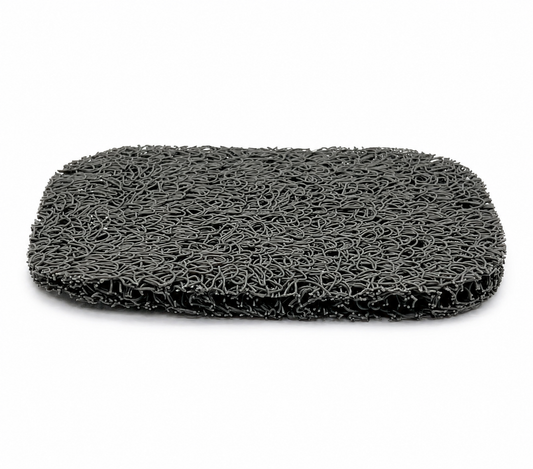 Charcoal Soap Saver Pad | BPA-Free Draining Soap Dish | Extends the Life of Your Soap