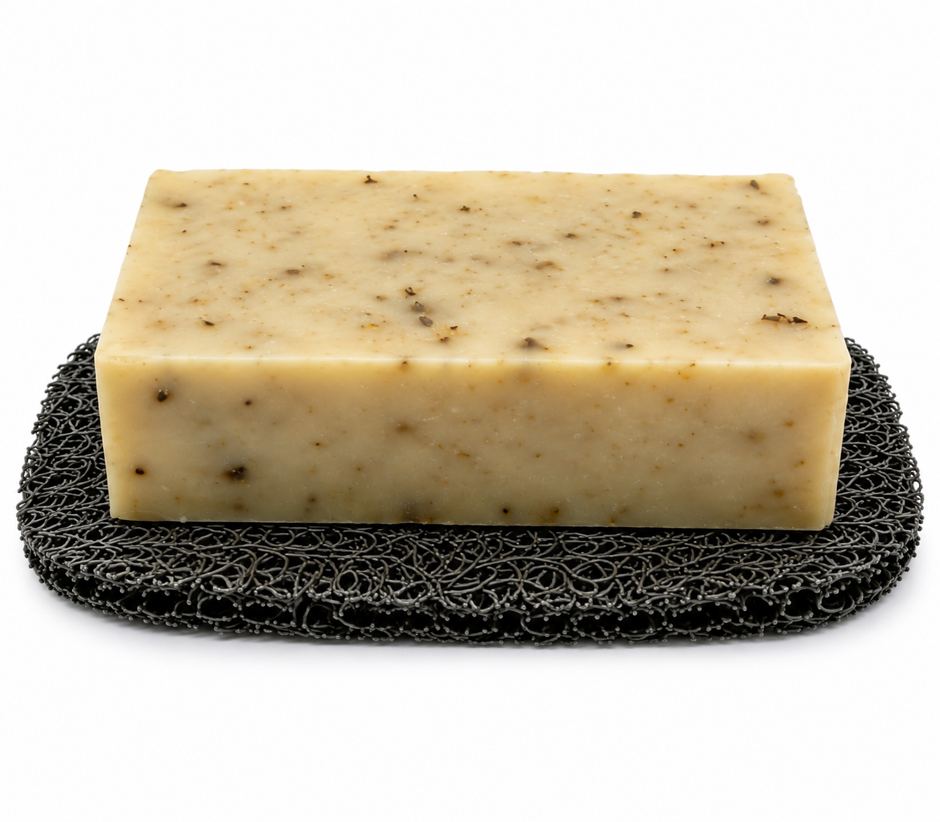 Charcoal Soap Saver Pad | BPA-Free Draining Soap Dish | Extends the Life of Your Soap