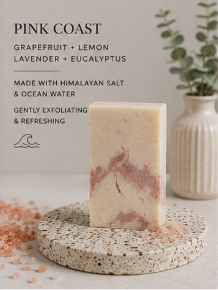 Pink Coast | Ocean Water Sea Salt Soap