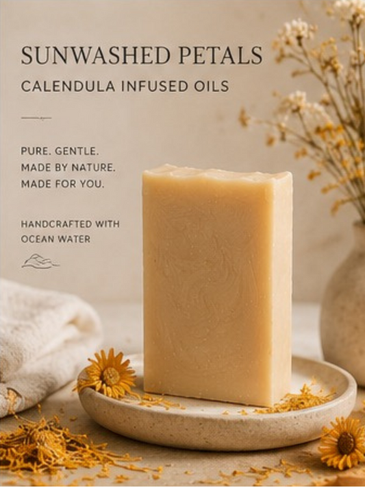 Sunwashed Petals | Ocean Water Soap Bar
