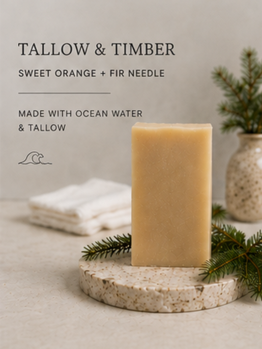 Tallow & Timber | Ocean Water Tallow Soap